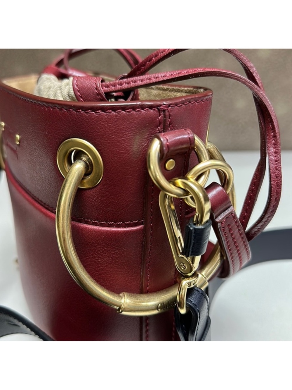 ‼️Authentic Chloe Roy leather Bucket Bag - Picture 7 of 15